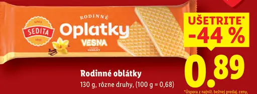Sedita Vesna rodinné oblátky