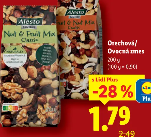 Alesto orechová zmes