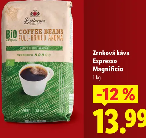 Bellarom Espresso zrnková káva