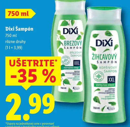 Dixi Žihľavový šampón