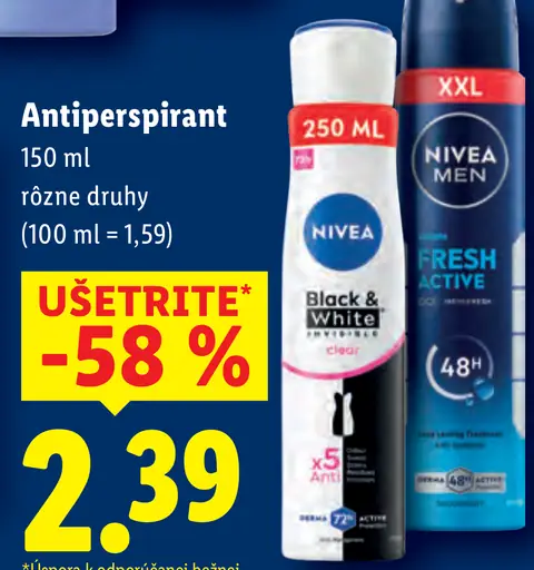 Nivea antiperspirant sprej