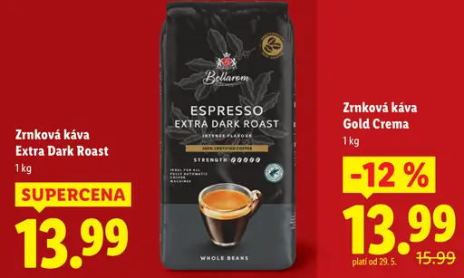 Bellarom zrnková káva Extra Dark Roast