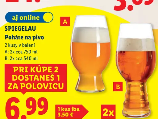 Spiegelau poháre na pivo A