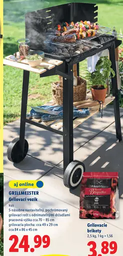 Grillmeister grilovací vozík