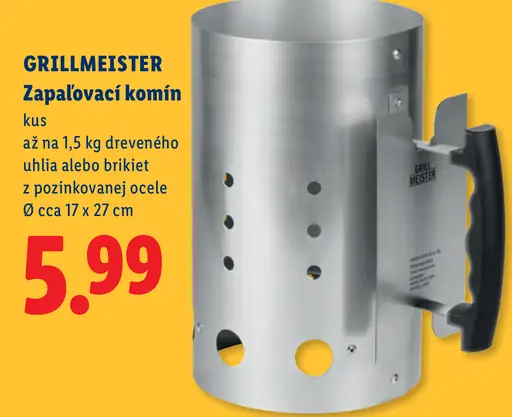 Grillmeister zapaľovací komín