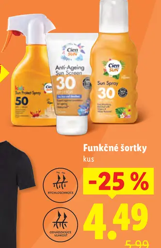 Crivit funkčné šortky dámske
