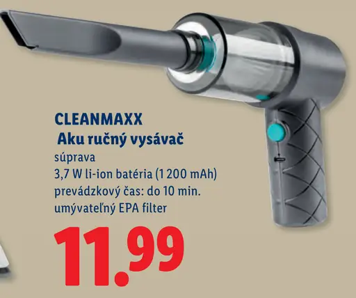 Cleanmaxx Aku ručný vysávač
