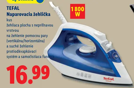 Tefal naparovacia žehlička