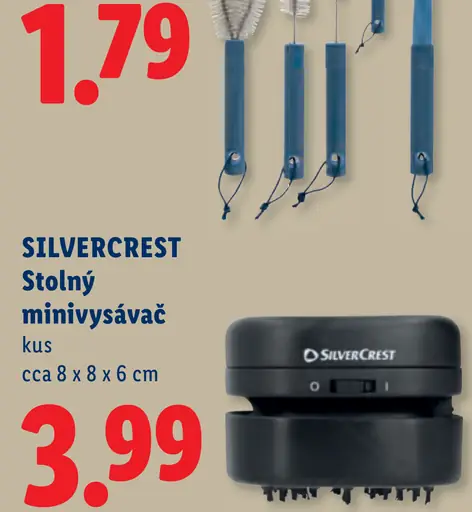 Silvercrest Stolný minivysávač