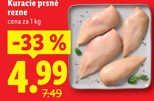 Kuracie prsné rezne