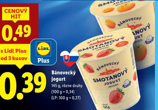 Bánovecký smotanový jogurt