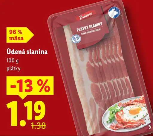 Dulano Údená slanina plátky