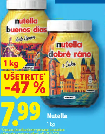 Nutella nátierka Buenos Dias / Dobré ráno
