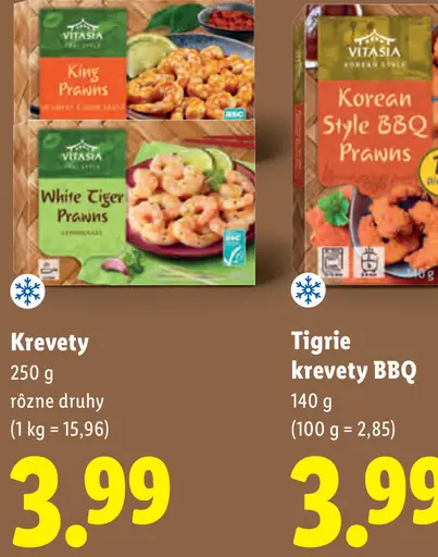 Vitasia tigrie krevety BBQ