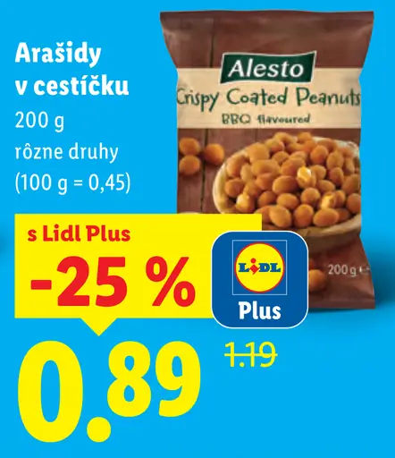 Alesto Arašidy v cestíčku