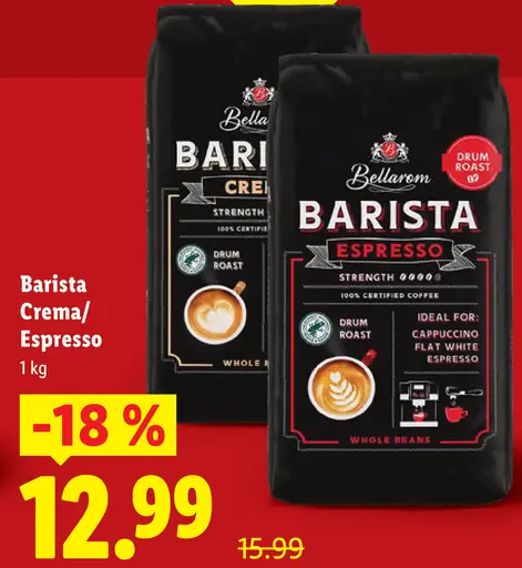 Bellarom Barista espresso pražená káva