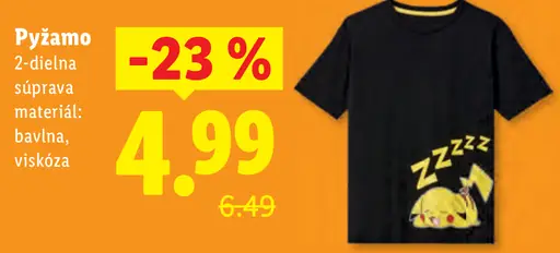 Lupilu pyžamo detské, 2-dielna súprava, bavlna, viskóza