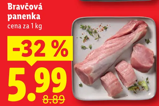 Lidl bravčová panenka