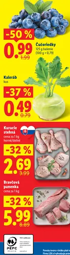 Lidl čučoriedky