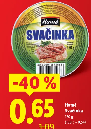 Hamé Svačinka jemná nátierka
