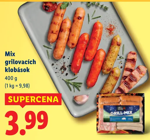 Grill & Fun mix grilovacích klobások