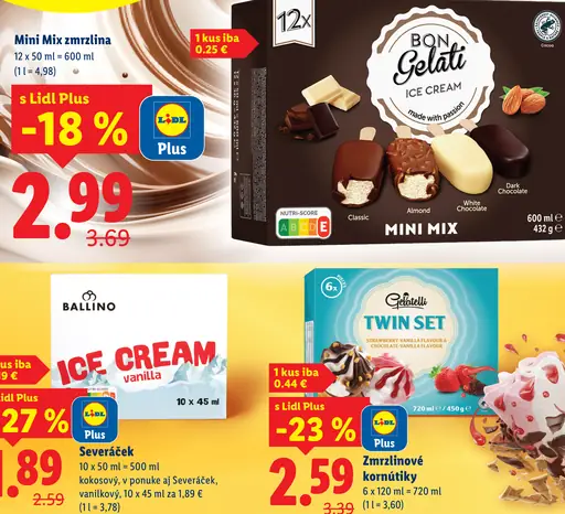 Bon Gelati Mini Mix zmrzlina