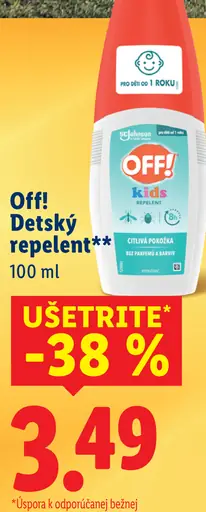 OFF! Detský repelent
