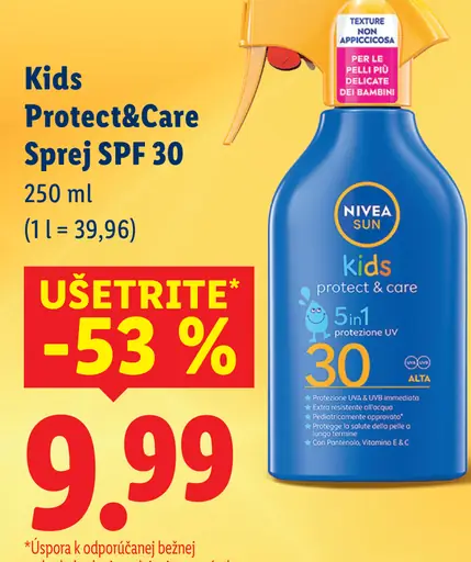 Nivea Sun Kids Protect & Care sprej SPF 30