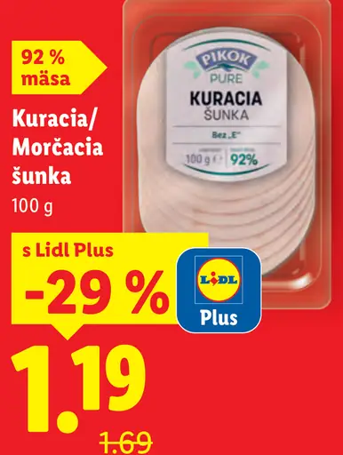 Pikok Kuracia/močacia šunka