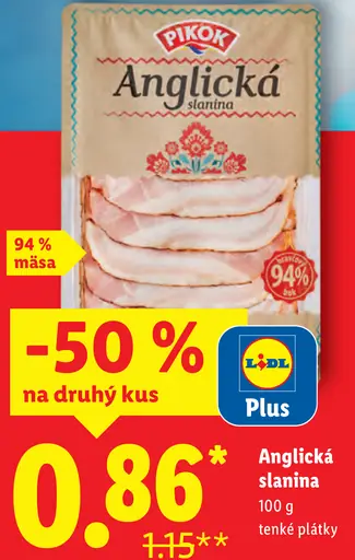 Pikok Anglická slanina
