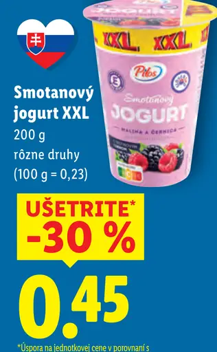 Smotanový jogurt XXL