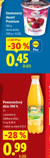 Smotanový dezert Premium