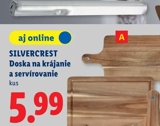Silvercrest Doska na krájanie a servírovanie