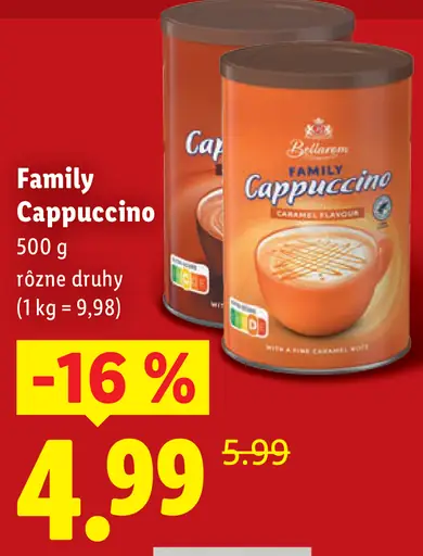Bellarom Cappuccino instantný nápoj
