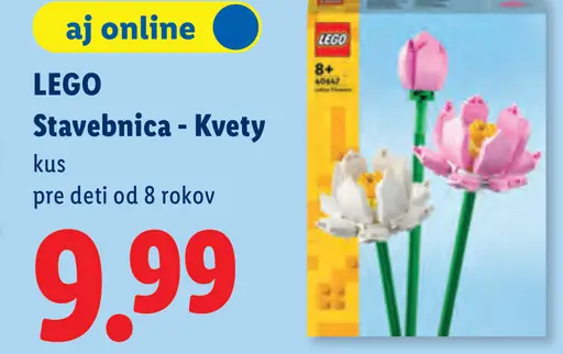 Lego stavebnica kvety pre deti