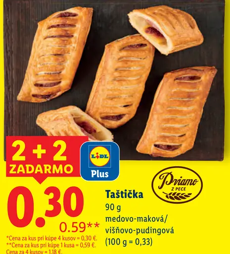 Taštička medovo-maková pečivo