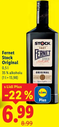 Fernet Stock Original bylinný likér