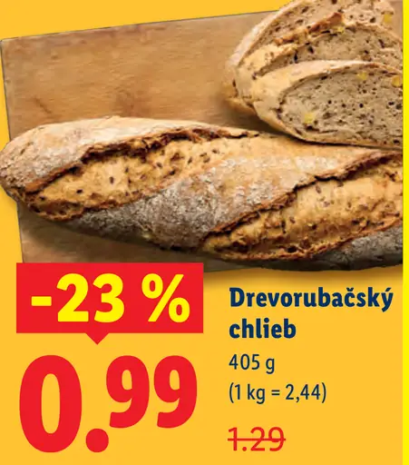 Pšeničný bochník chlieb