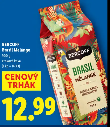 Bercoff Zrnková káva Brasil