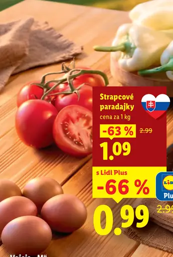 Paradajky strapcové