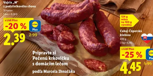 Cabaj-Čápor klobása