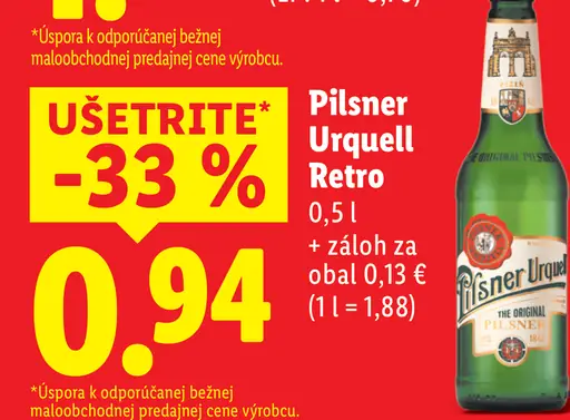 Pilsner Urquell Retro