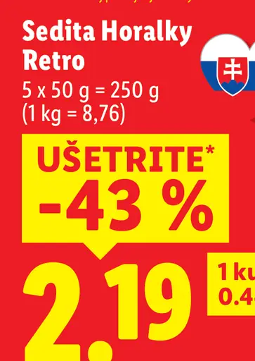 Sedita Horalky retro
