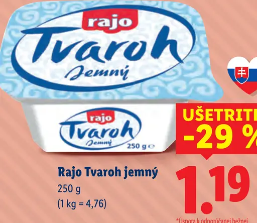 Rajo Tvaroh jemný