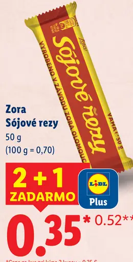 Zora sójové rezy