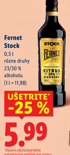 Stock Fernet Stock bylinný likér