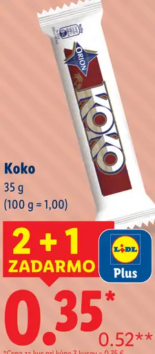 Koko kokosová tyčinka