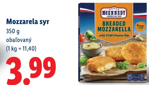 McEnnedy mozzarela syr obaľovaný