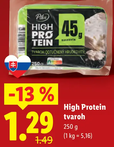 Pilos High Protein tvaroh