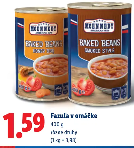 McEnnedy Fazuľa v omáčke